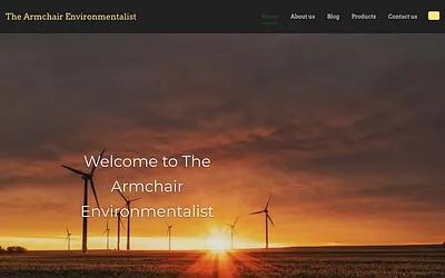 thearmchairenvironmentalist.com snapshot