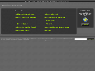 manorbeachresort.com snapshot