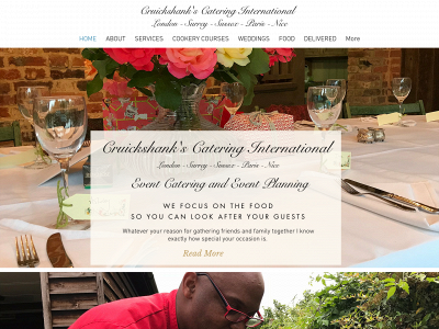 cruickshankscatering.com snapshot
