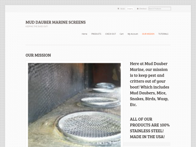 muddaubermarinescreens.com snapshot
