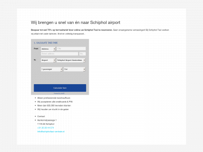 schipholtaxi-centrale.nl snapshot