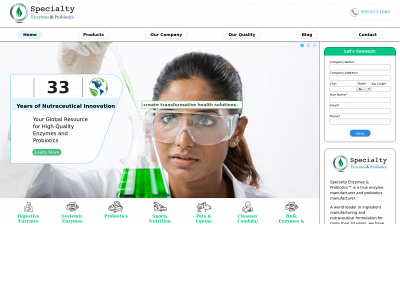 specialtyenzymes.com snapshot