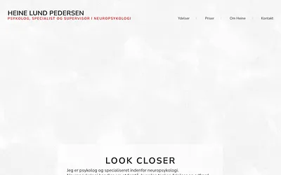 heinelundpedersen.dk snapshot