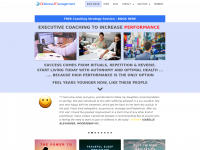 allstressmanagement.com snapshot