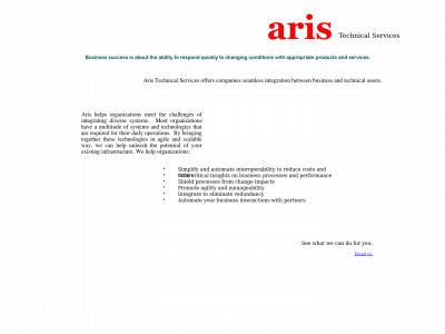 aris-tech.net snapshot
