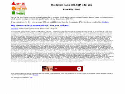 jbts.com snapshot