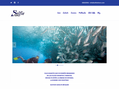 selfiedivers.com snapshot