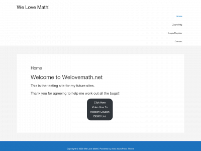 welovemath.net snapshot
