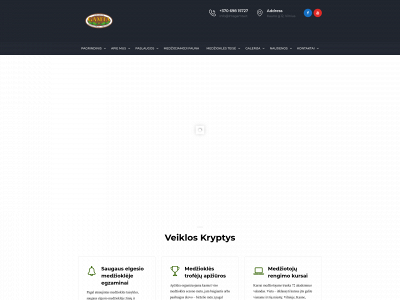medziokles.lt snapshot