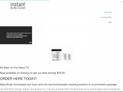 instantblingclean.com snapshot