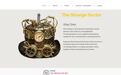thestrangedoctor.be snapshot