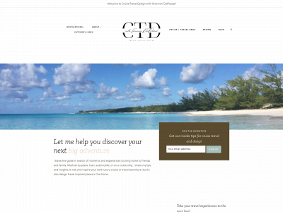 cruisetraveldesign.com snapshot