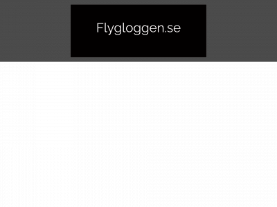 flygloggen.se snapshot