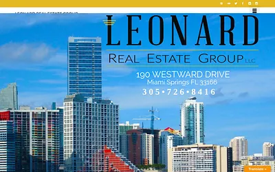 www.leonardrealestategroup.com snapshot