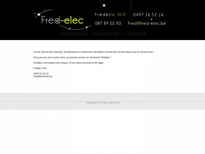 fred-elec.be snapshot