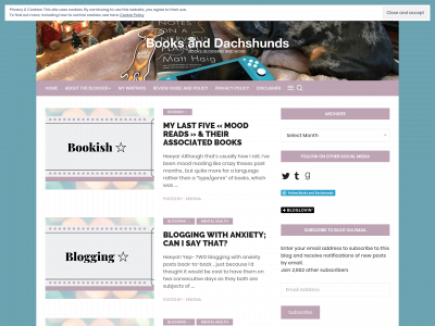 books-and-dachshunds.com snapshot