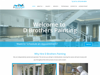 dbrotherspaintinginc.com snapshot