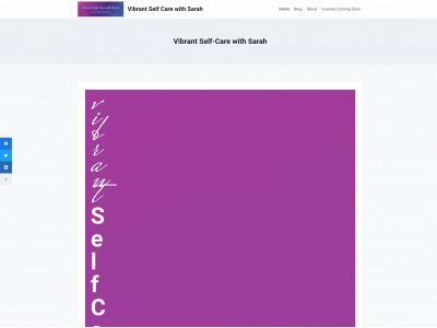 vibrantselfcarewithsarah.com snapshot