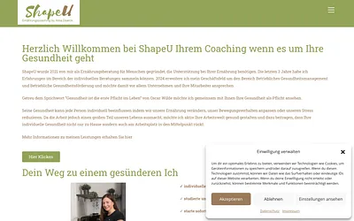 shapeuernaehrungscoaching.de snapshot