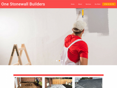 onestonewallbuilders.com snapshot