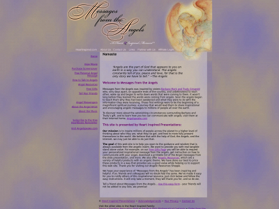 messagesfromtheangels.com snapshot