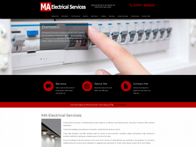 maelectricalservices.co.uk snapshot
