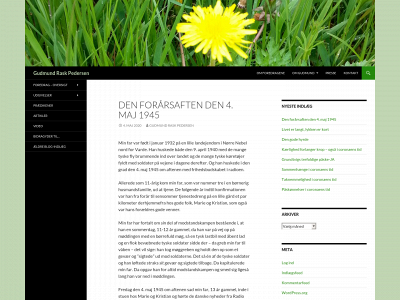 gudmundraskpedersen.dk snapshot