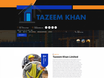 tazeemkhan.com snapshot