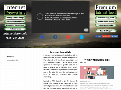 internetessentials.online snapshot