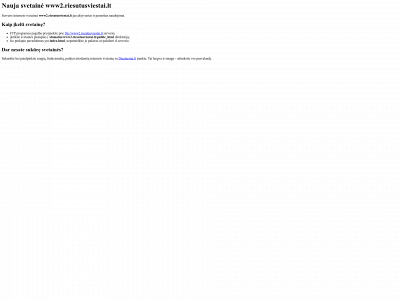 www2.riesutusviestai.lt snapshot