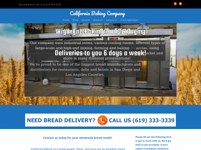 cabakingcompany.com snapshot