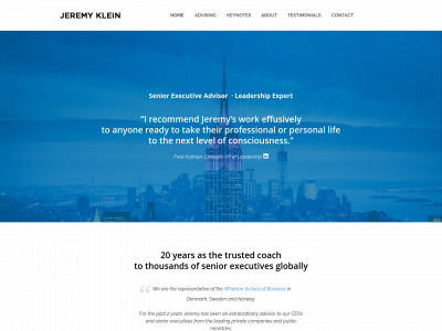 jeremyklein.org snapshot