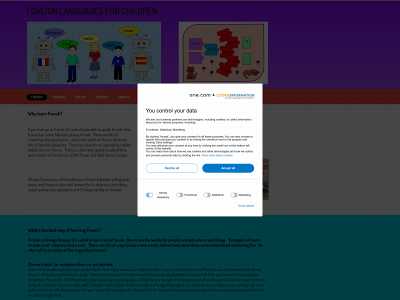 foreignlanguagesforchildren.com snapshot