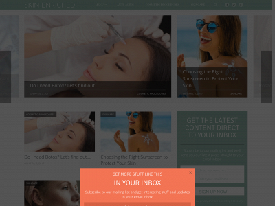 skinenriched.com snapshot