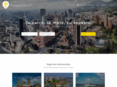 parqueando.com snapshot
