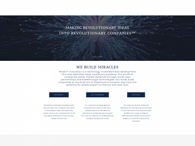 buildmiracles.com snapshot