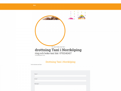 drottningtaxi.se snapshot