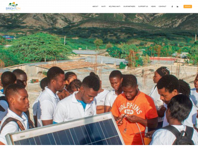 brightenhaiti.org snapshot
