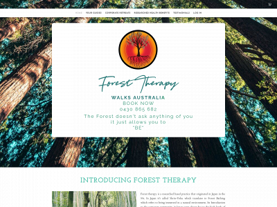 www.foresttherapywalksaustralia.com snapshot
