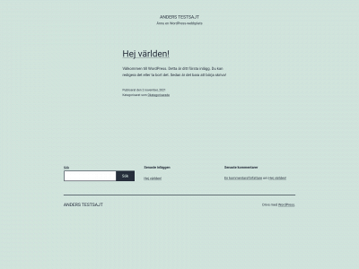 testsajten.one snapshot
