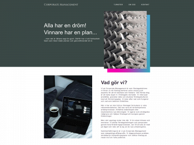 corporatemanagement.se snapshot