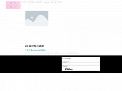 bloggenforserier.dk snapshot