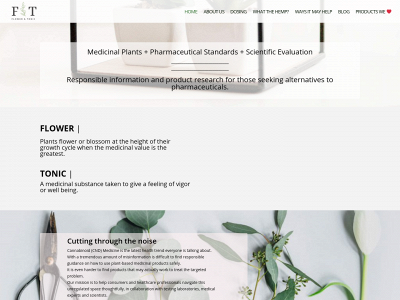 flowerandtonic.com snapshot