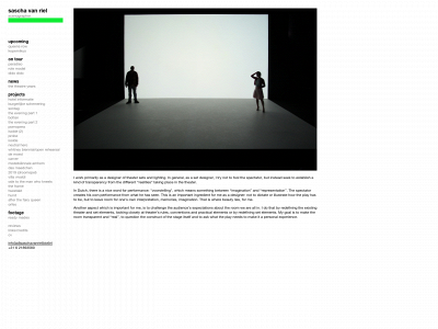 saschavanriel.nl snapshot