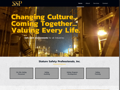 staturesafetyprofessionals.com snapshot