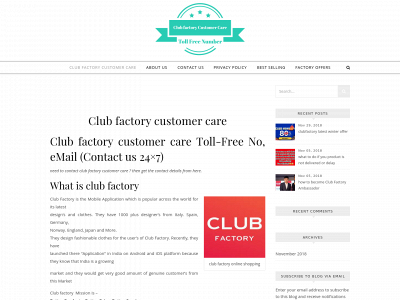 club-factory-customer-care.online snapshot