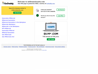 millennialsanity.com snapshot