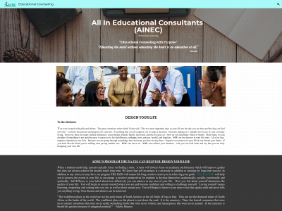 ainec.org snapshot