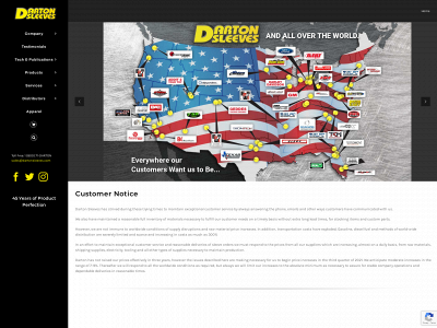 dartonsleeves.com snapshot