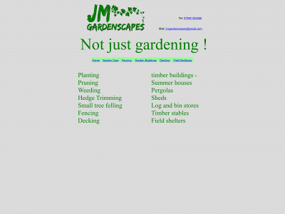 jmgardenscapes.co.uk snapshot